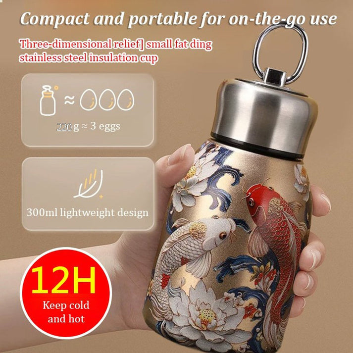Stylish & Portable Insulated Water Bottle🎒 Keep Drinks Hot or Cold, Enjoy Fresh Drinks Anytime, Anywhere!
