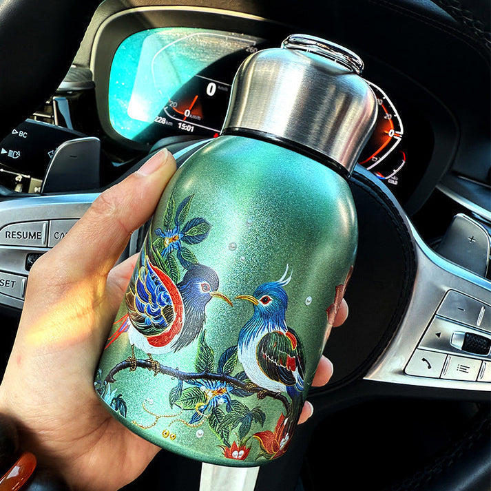 Stylish & Portable Insulated Water Bottle🎒 Keep Drinks Hot or Cold, Enjoy Fresh Drinks Anytime, Anywhere!