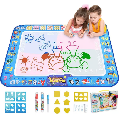 🎁Water Doodle Mat ,Aqua Painting Drawing Mat Mess Free Learning Toy Mat