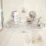 Light luxury style punch-free storage rack