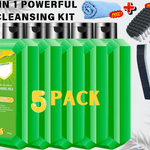 8 in 1 Powerful Multifunctional Concentrated Cleansing Lotion [ Lotion 5 PACK + 2 Brush & 1 Towel FREE LIMITED